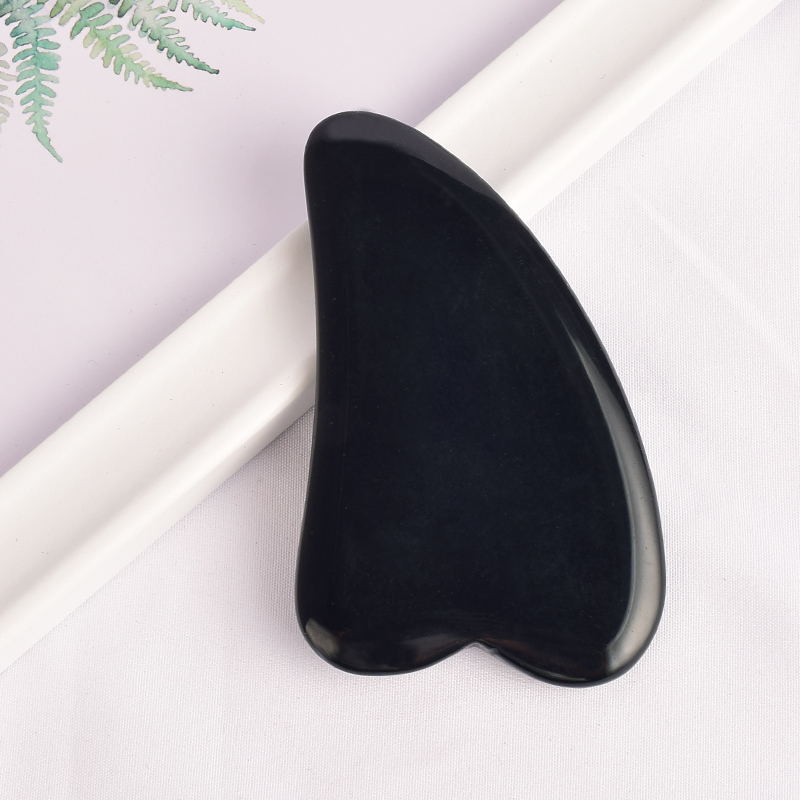 balck obsidian gua sha tools