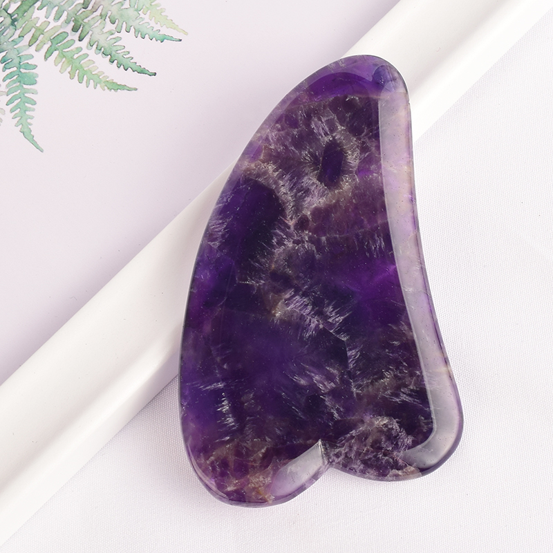 amethyst gua sha 