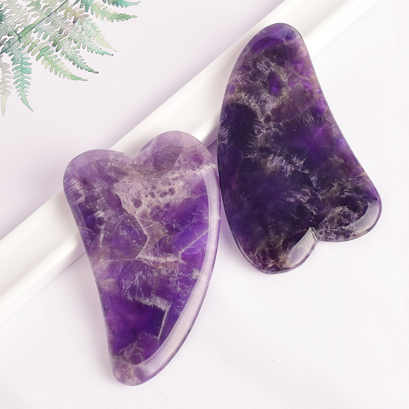 amethyst gua sha 