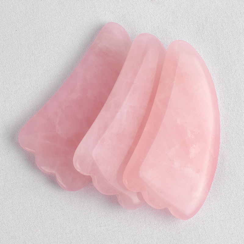 rose quartz gua sha tools