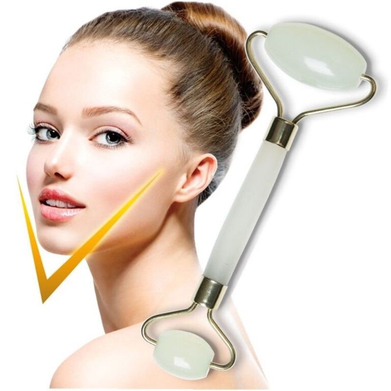 How to use jade roller to make your face thinner?