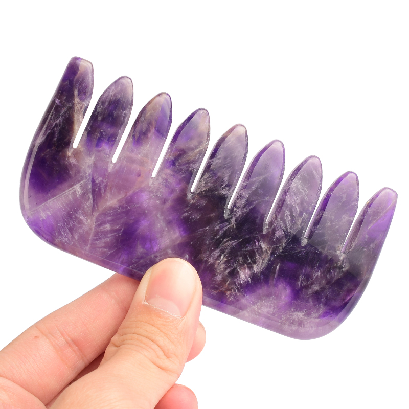 amethyst gua sha tool