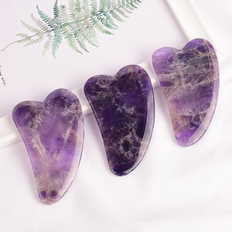 amethyst gua sha tool