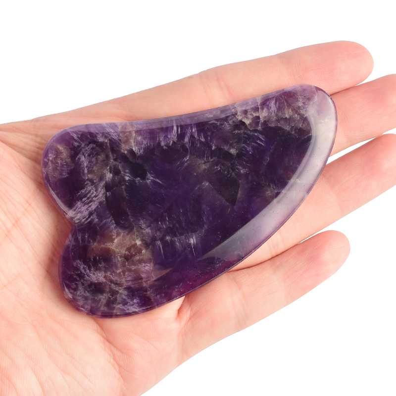 amethyst gua sha tool