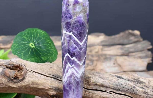 Natural Amethyst Massage Wand, Massage Stick Amethyst Crystal Supplier & Wholesale