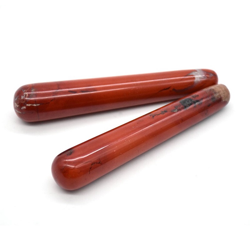 red jasper massage wand 