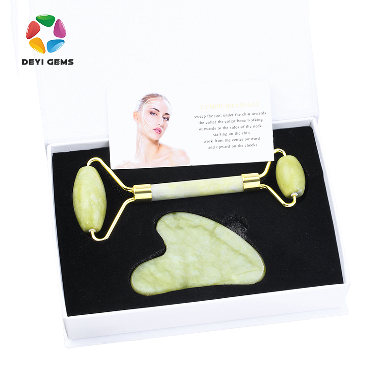 jade roller gua sha set