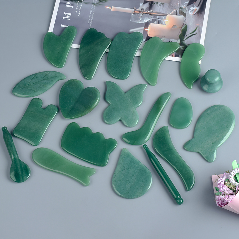 aventurine gua sha display