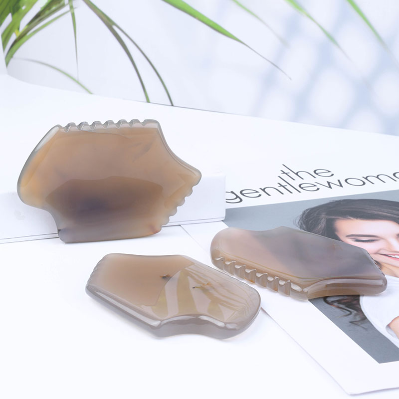 grey agate gua sha