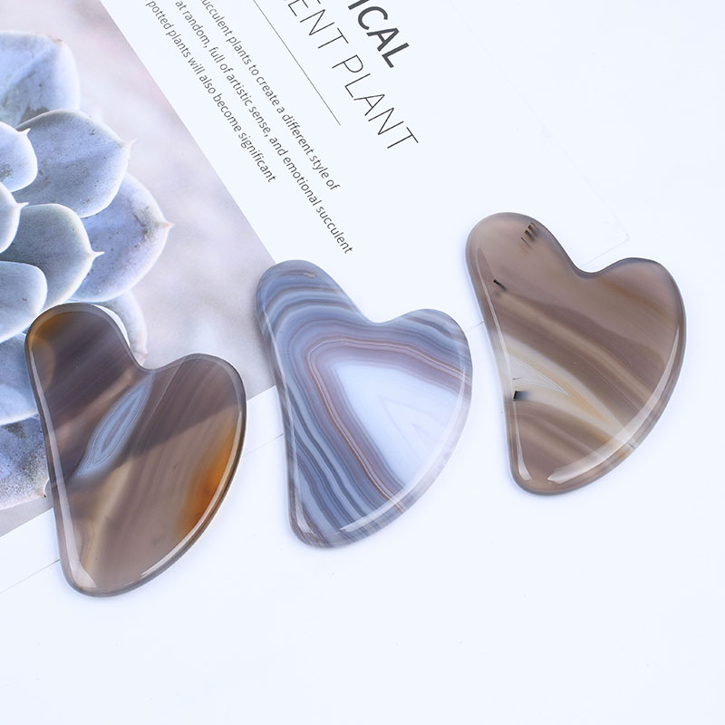 grey agate gua sha