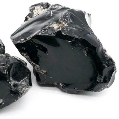 black obsidian stone