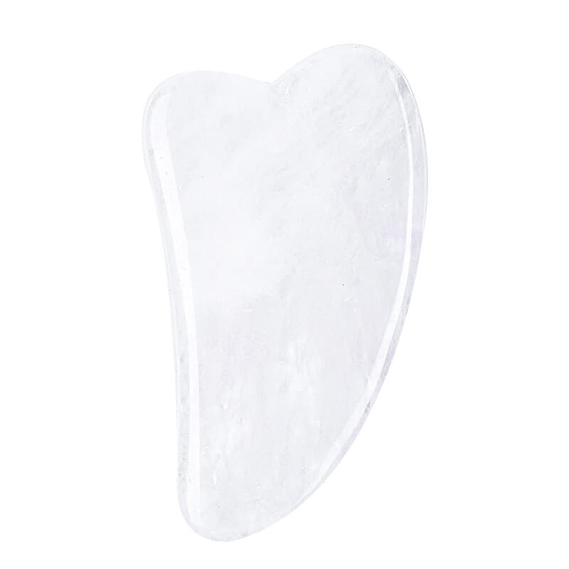 clear quartz gua sha