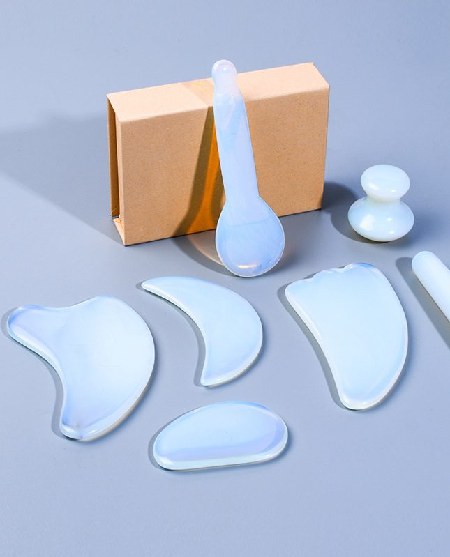 opalite gua sha tool