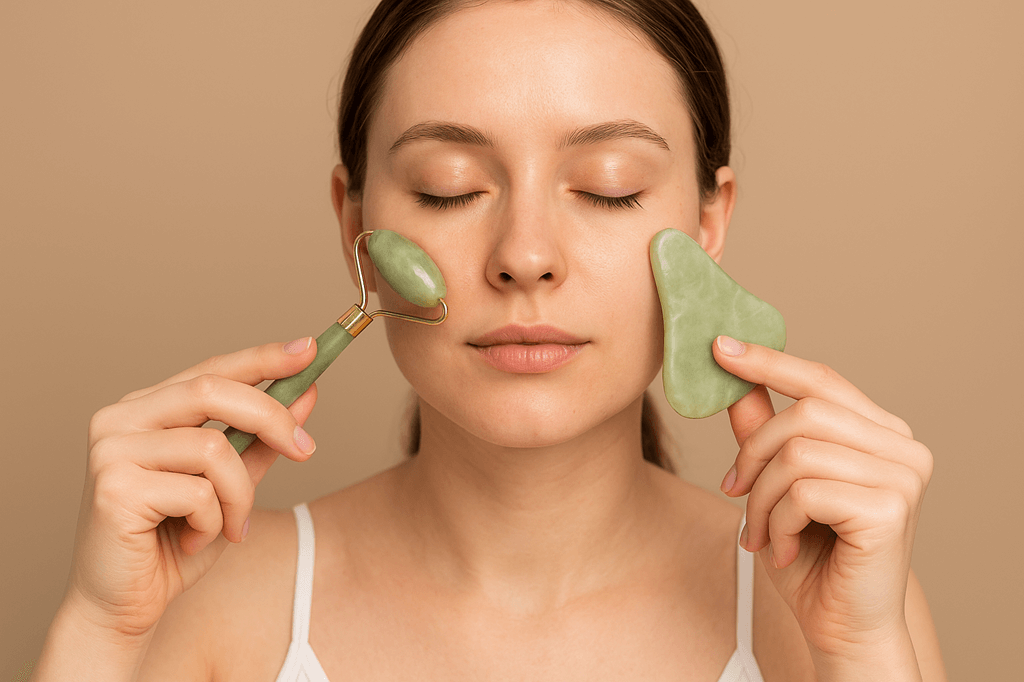 gua sha and facial roller